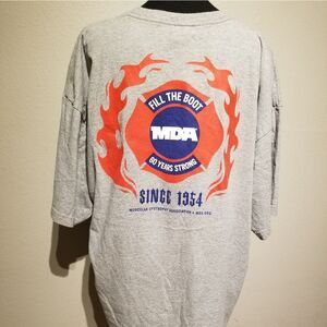 INTERNATIONAL FIREFIGHTERS ASSOCIATION T SHIRT MADE IN USA 2XL b5